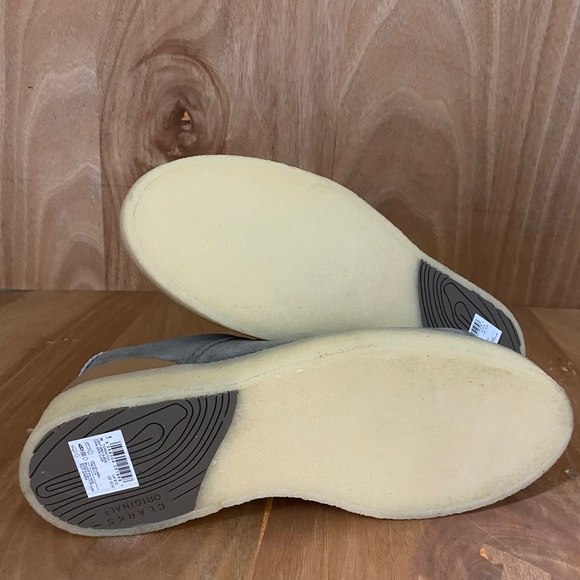 CLARKS TORMATCH LIGHT 26162048 MENS GRAY SUEDE LIFESTYLE SNEAKERS SHOES - Picture 8 of 8